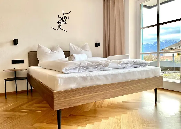 Apartment Mit Terrasse & Bergblick I Parkplatz I Seenaehe * 福森