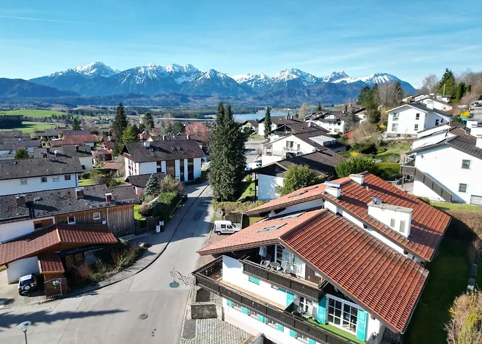 Apartment Mit Terrasse & Bergblick I Parkplatz I Seenaehe Daire Füssen